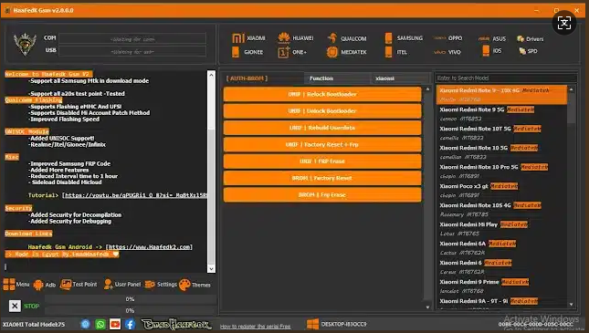 Haafedk Gsm Tool|手机维修-安卓苹果-手机硬改工具大全